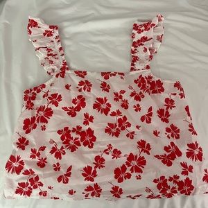 2 ruffle tanks - J. Crew